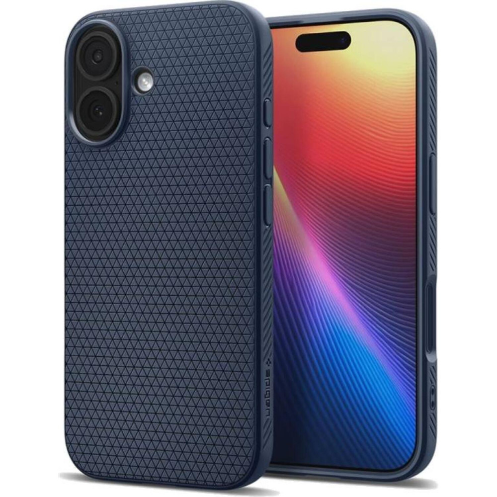 Θήκη iPhone 17 Spigen Liquid Air Ανθεκτική Σιλικόνης - Navy Blue (ACS10370)