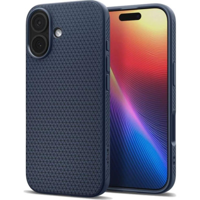 Θήκη iPhone 17 Spigen Liquid Air Ανθεκτική Σιλικόνης - Navy Blue (ACS10370)