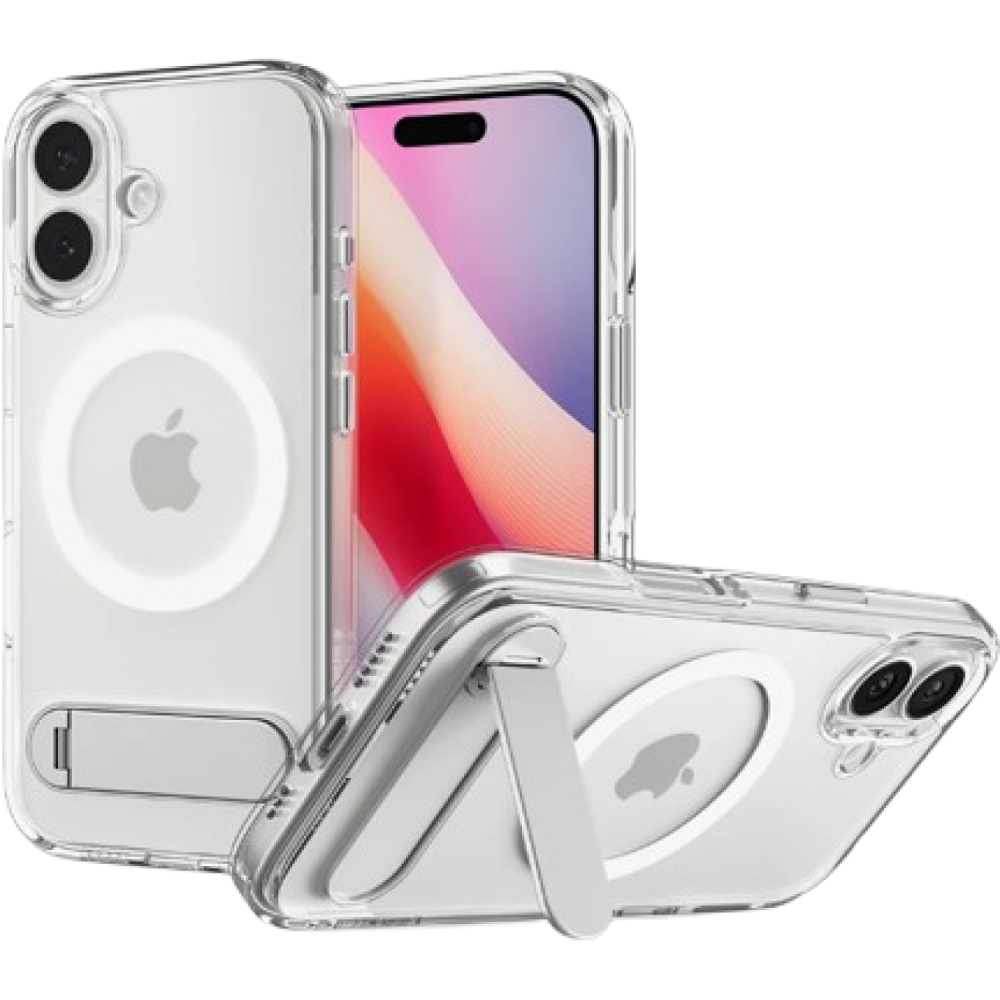 Θήκη iPhone 17 Spigen Ultra Hybrid S MagFit Σκληρή με MagSafe - Clear / White (ACS09981)