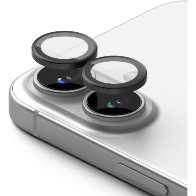 Tempered Glass iPhone 17 Spacecase QuickFit Camera Glass Αντιχαρακτικό Γυαλί Προστασίας για Φακό Κάμερας 2 Τεμάχια - Black (5905719131715)