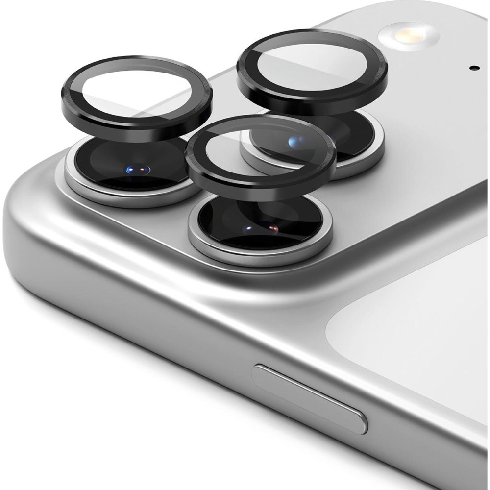 Tempered Glass iPhone 17 Pro / 17 Pro Max Spacecase QuickFit Camera Glass Αντιχαρακτικό Γυαλί Προστασίας για Φακό Κάμερας 2 Τεμάχια - Black (5905719131739)