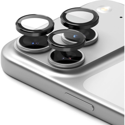 Tempered Glass iPhone 17 Pro / 17 Pro Max Spacecase QuickFit Camera Glass Αντιχαρακτικό Γυαλί Προστασίας για Φακό Κάμερας 2 Τεμάχια - Black (5905719131739)