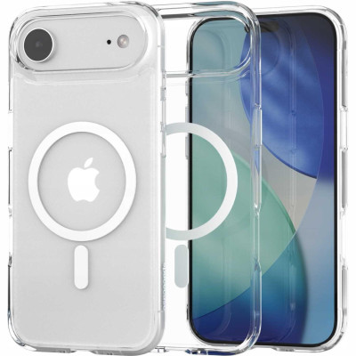 Θήκη iPhone Air Spacecase Clear MagSafe Σκληρή Διάφανη με MagSafe - White (5905719130985)