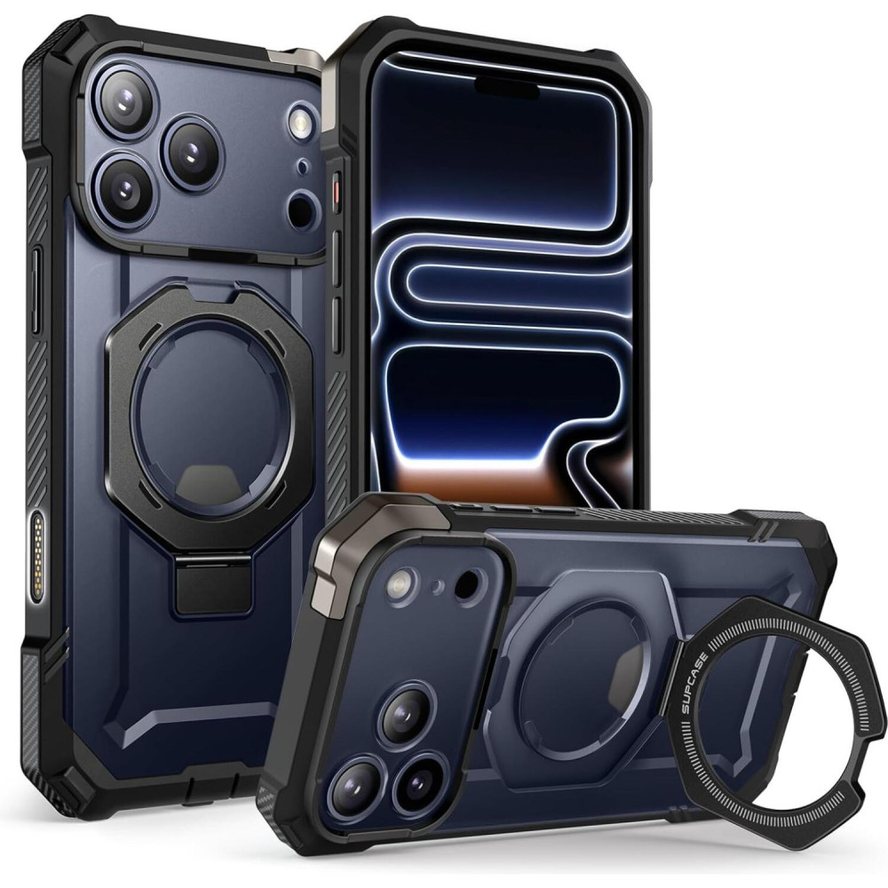 Θήκη iPhone 17 Pro Supcase Unicorn Beetle Grip Mag Ανθεκτική με MagSafe & KickStand - Black (843439159228)