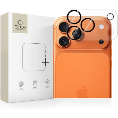 Tempered Glass iPhone 17 Pro Tech-Protect Cam Fit+ Αντιχαρακτικό Γυαλί Προστασίας για Φακό Κάμερας - Clear (5906302319046)