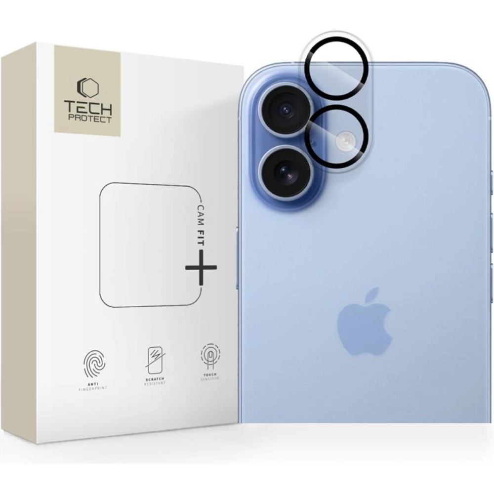 Tempered Glass iPhone 17 Tech-Protect Cam Fit+ Αντιχαρακτικό Γυαλί Προστασίας για Φακό Κάμερας - Clear (5906302319084)