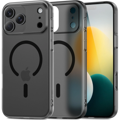 Θήκη iPhone 17 Pro Tech-Protect MagSlim Σκληρή Ημιδιάφανη με MagSafe - Matte / Black (5906302319756)