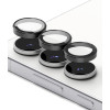 Tempered Glass Samsung Galaxy S25 FE Ringke Camera Lens Frame Glass Αντιχαρακτικό Γυαλί Προστασίας για Φακό Κάμερας 2 Τεμάχια - Black (8800293859703)