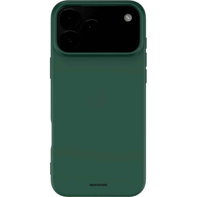 Θήκη iPhone 17 Pro Max Spacecase Silicone Case Σιλικόνης - Dark Green (5905719131418)