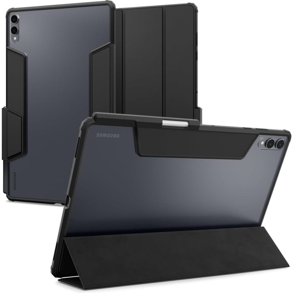 Θήκη Samsung Galaxy Tab S11 Ultra 14.6" X930 / X936 Spigen Ultra Hybrid Pro με Υποδοχή για Γραφίδα - Black (ACS10219)