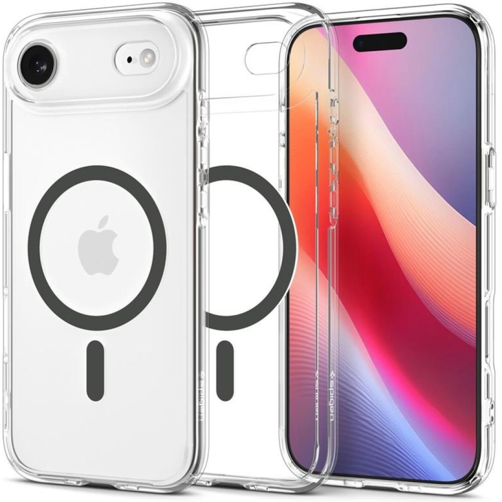 Θήκη iPhone Air Spigen Ultra Hybrid MagFit Ανθεκτική Σκληρή με MagSafe - Clear / Graphite (ACS10314)
