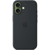 Θήκη iPhone 17 Official Apple Silicone Case Σιλικόνης με MagSafe - Black (MGF14ZM/A)