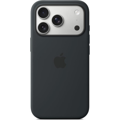 Θήκη iPhone 17 Pro Official Apple Silicone Case Σιλικόνης με MagSafe - Black (MGFK4ZM/A)