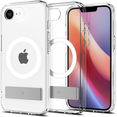 Θήκη iPhone 16e Spigen Ultra Hybrid S MagFit Σκληρή με MagSafe - Clear / White (ACS09148)
