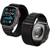 Λουράκι Apple Watch Ultra/SE/11/10/9/8/7/6/5/4 (49/46/45/44mm) Spigen WBF1 Υφασμάτινο - Black (AMP10144)