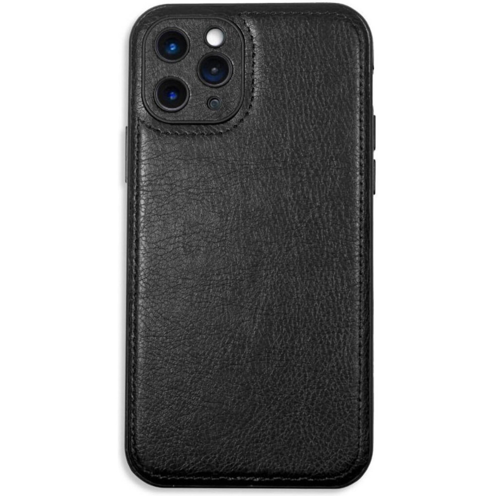 Θήκη iPhone 11 Pro Max Bodycell Prestige Backcover με Πλαίσιο Κάμερας - Black (5206015067952)