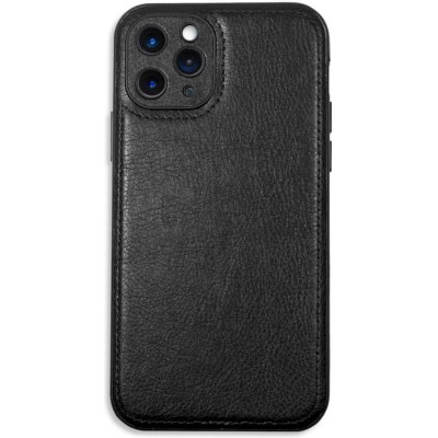 Θήκη iPhone 11 Pro Max Bodycell Prestige Backcover με Πλαίσιο Κάμερας - Black (5206015067952)