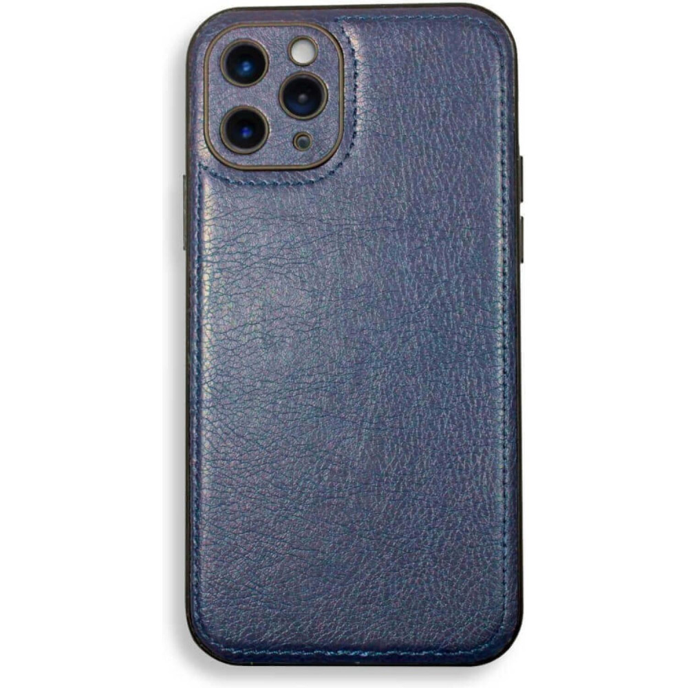 Θήκη iPhone 11 Pro Max Bodycell Prestige Backcover με Πλαίσιο Κάμερας - Blue (5206015067969)