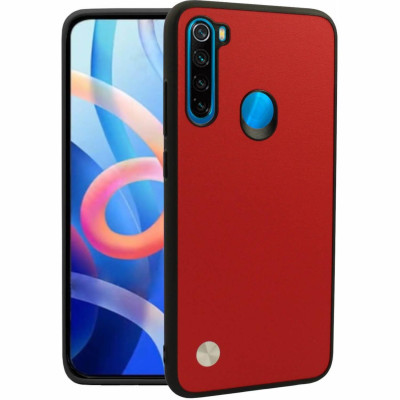 Θήκη Xiaomi Redmi Note 8 / Note 8 2021 Bodycell Vegan Cover Σκληρή - Red (5206015078125)