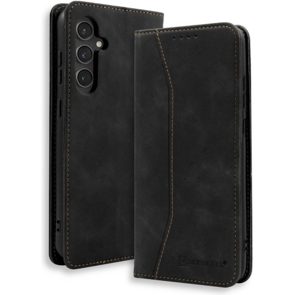 Θήκη Samsung Galaxy S25 FE Bodycell Book Case Πορτοφόλι - Black (5206015084447)
