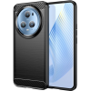 Techsuit Carbon Silicone - Θήκη Σιλικόνης Honor Magic5 Pro - Black (5949419064003)