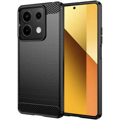 Θήκη Σιλικόνης - Xiaomi Redmi Note 13 5G - Techsuit Carbon Silicone - Black (5949419072350)