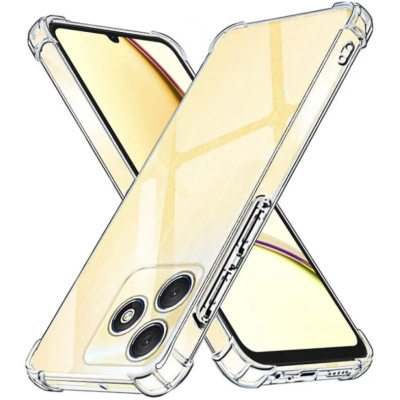 Techsuit Shockproof Clear Silicone - Διάφανη Θήκη Σιλικόνης - Realme C53 / Narzo N53 - Clear (5949419083066)