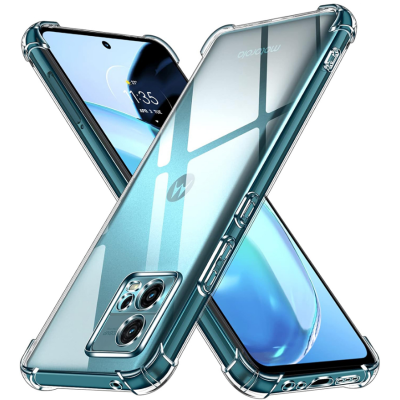 Techsuit Shockproof Clear Silicone - Διάφανη Θήκη Σιλικόνης - Motorola Moto G72 - Clear (5949419082915)