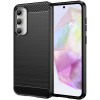 Θήκη Σιλικόνης - Samsung Galaxy A35 - Techsuit Carbon Silicone - Black (5949419081949)