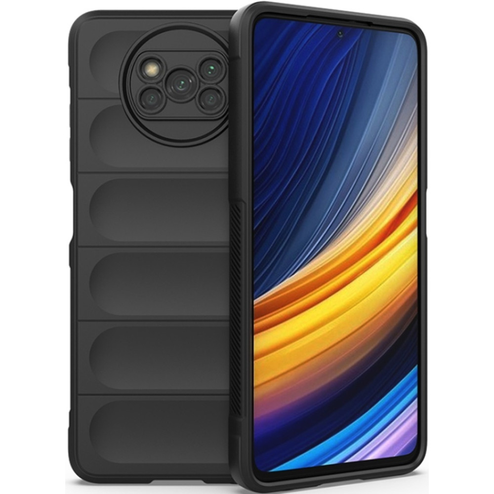 Techsuit Magic Shield - Θήκη Σιλικόνης Xiaomi Poco X3 / X3 Pro / X3 NFC - Black (5949419117822)