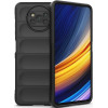 Techsuit Magic Shield - Θήκη Σιλικόνης Xiaomi Poco X3 / X3 Pro / X3 NFC - Black (5949419117822)