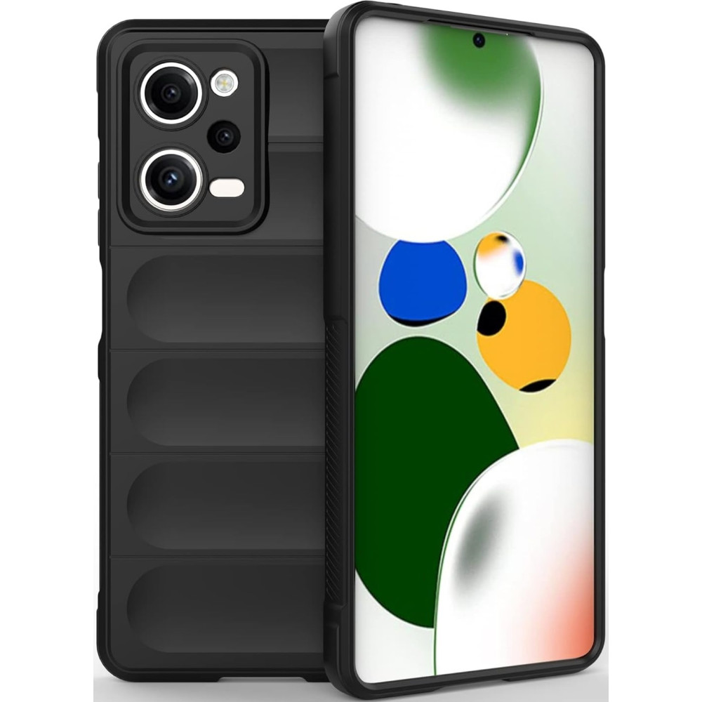 Techsuit Magic Shield - Θήκη Σιλικόνης Xiaomi Redmi Note 12 Pro 5G / Poco X5 Pro - Black (5949419115606)