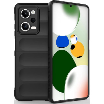 Techsuit Magic Shield - Θήκη Σιλικόνης Xiaomi Redmi Note 12 Pro 5G / Poco X5 Pro - Black (5949419115606)