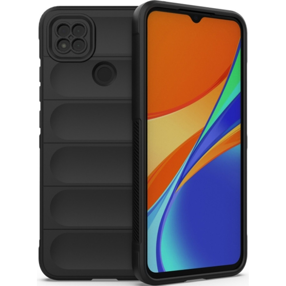 Techsuit Magic Shield - Θήκη Σιλικόνης Xiaomi Redmi 9C - Black (5949419117884)