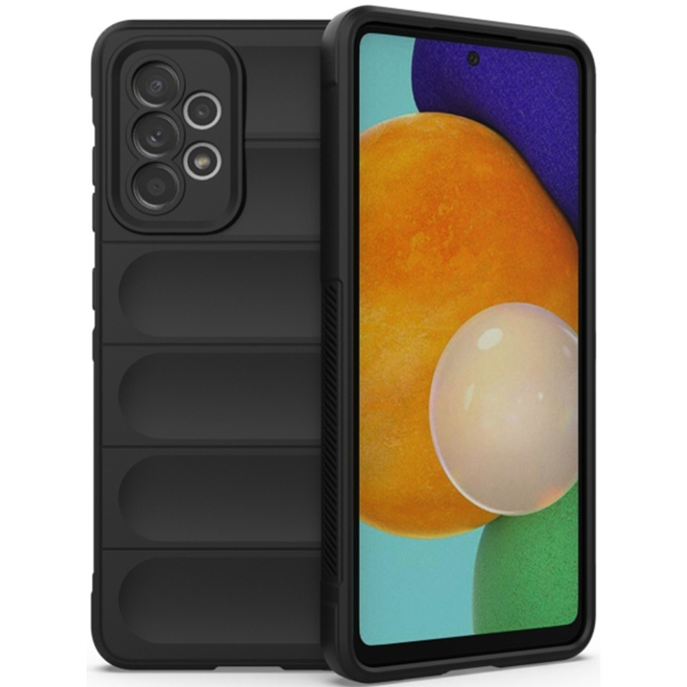 Techsuit Magic Shield - Θήκη Σιλικόνης Samsung Galaxy A52 / A52s 5G - Black (5949419119208)