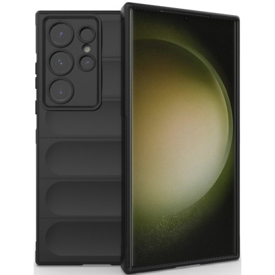 Techsuit Magic Shield - Θήκη Σιλικόνης Samsung Galaxy S23 Ultra - Black (5949419116023)