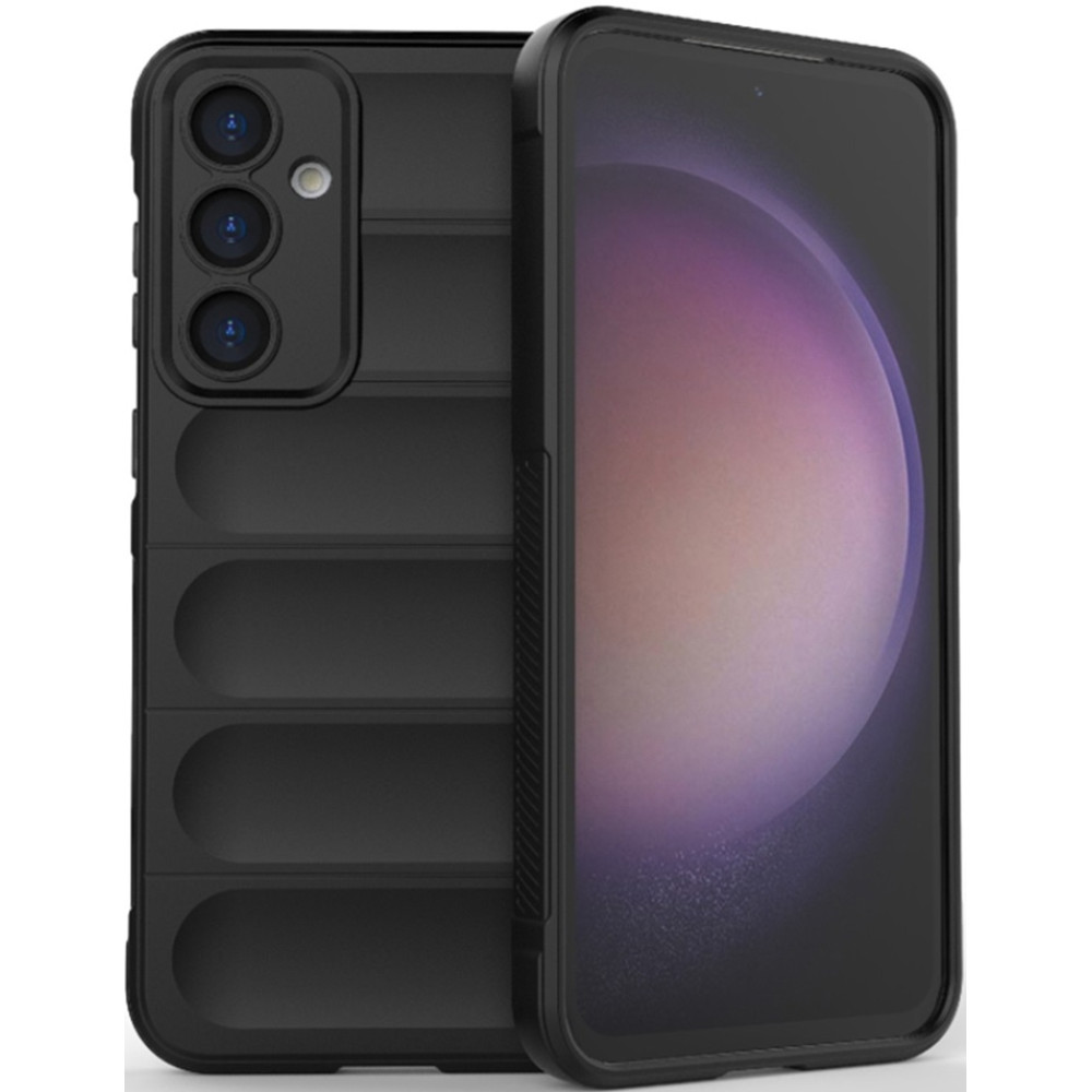 Techsuit Magic Shield - Θήκη Σιλικόνης Samsung Galaxy S23 FE - Black (5949419115125)