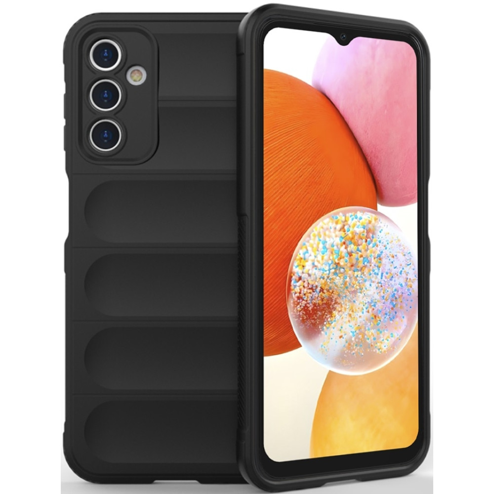 Techsuit Magic Shield - Θήκη Σιλικόνης Samsung Galaxy A14 - Black (5949419115309)