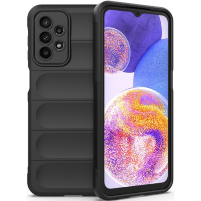 Techsuit Magic Shield - Θήκη Σιλικόνης Samsung Galaxy A23 - Black (5949419118485)