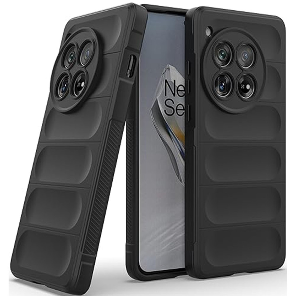 Θήκη Σιλικόνης - OnePlus 12 - Techsuit Magic Shield - Black (5949419109483)