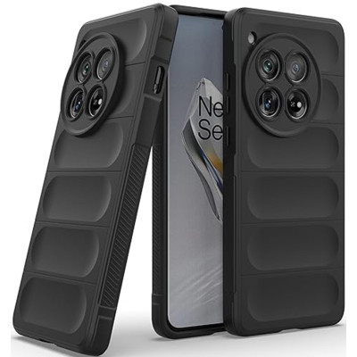Θήκη Σιλικόνης - OnePlus 12 - Techsuit Magic Shield - Black (5949419109483)