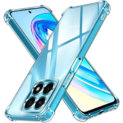 Techsuit Shockproof Clear Silicone - Διάφανη Θήκη Σιλικόνης - Honor X8a - Clear (5949419083295)