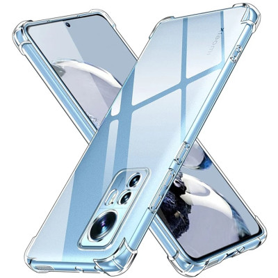 Techsuit Shockproof Clear Silicone - Διάφανη Θήκη Σιλικόνης - Xiaomi 12T / 12T Pro - Clear (5949419083424)