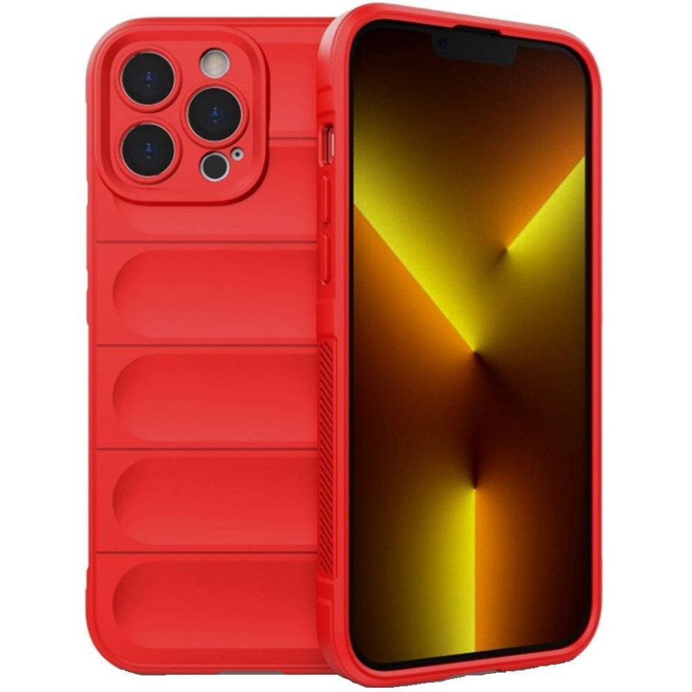 Techsuit Magic Shield - Θήκη Σιλικόνης Apple iPhone 12 Pro - Red (5949419113428)