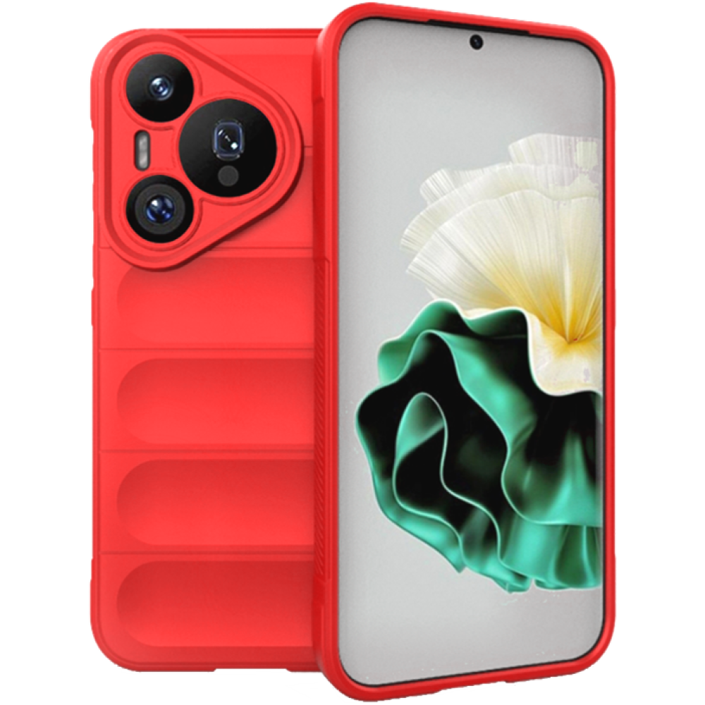 Θήκη Σιλικόνης - Huawei Pura 70 Pro - Techsuit Magic Shield - Red (5949419165366)