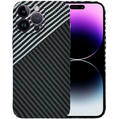 Techsuit Carbonite FiberShell - Σκληρή Θήκη Apple iPhone 14 Pro Max - Stealth Gray (5949419209374)