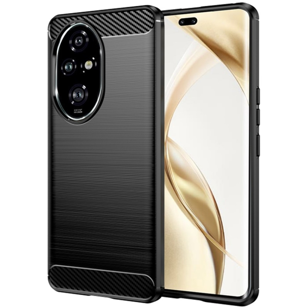Θήκη Σιλικόνης - Honor 200 Pro - Techsuit Carbon Silicone - Black (5949419192621)
