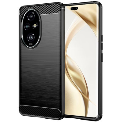 Θήκη Σιλικόνης - Honor 200 Pro - Techsuit Carbon Silicone - Black (5949419192621)