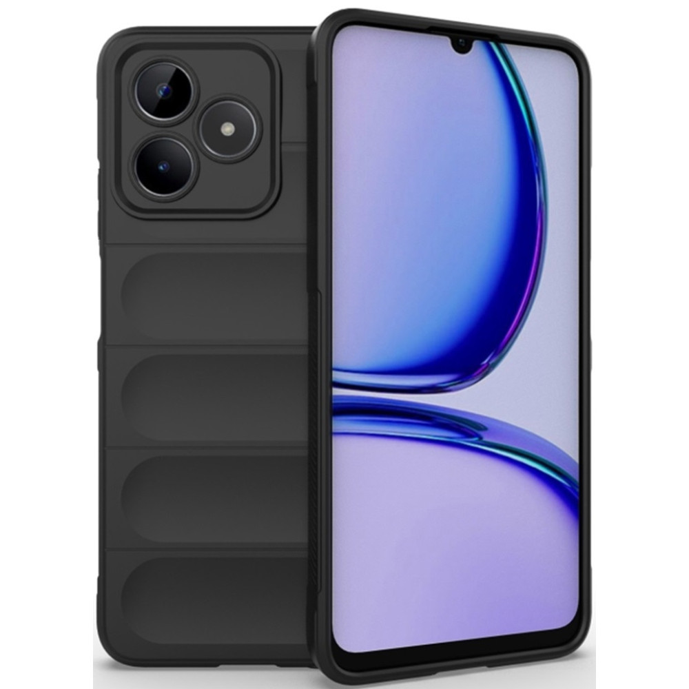Techsuit Magic Shield - Θήκη Σιλικόνης Realme C53 / Narzo N53 - Black (5949419110984)