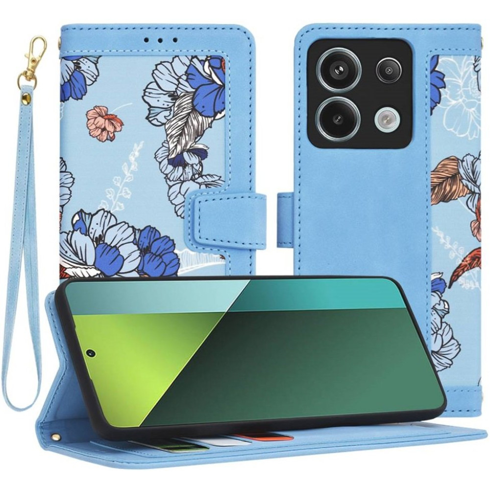 Θήκη Xiaomi Redmi Note 13 Pro 5G / Poco X6 Techsuit FlipCraft Πορτοφόλι από Οικολογικό Δέρμα με Αποσπώμενο Λουράκι Χειρός - Vibrant Blue (5949419166752)